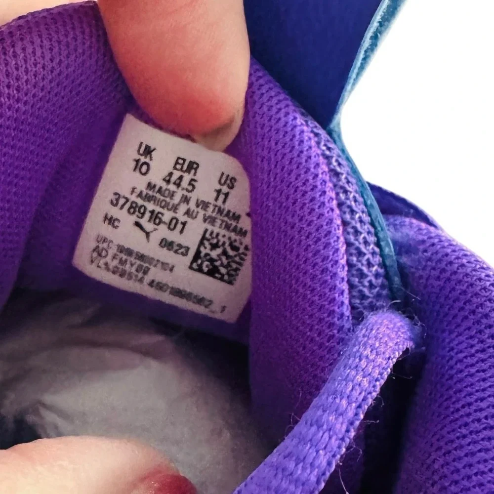 Puma MB.03 Toxic LaMelo Ball Purple Pink Lime Green Basketball Shoes Mens 11‎ - Picture 8 of 9